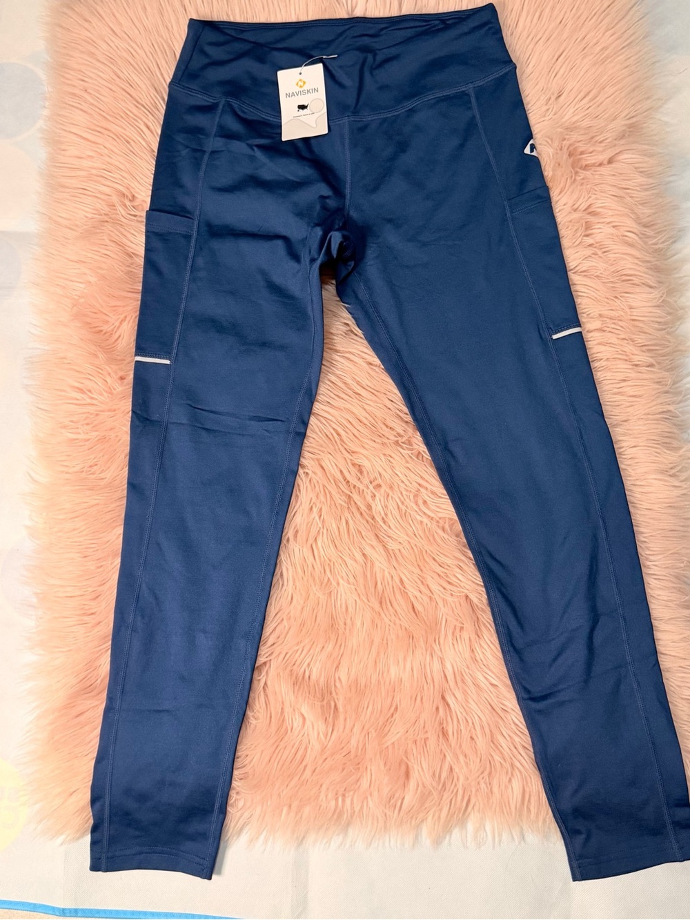 Navy High-Waist Performance Leggings